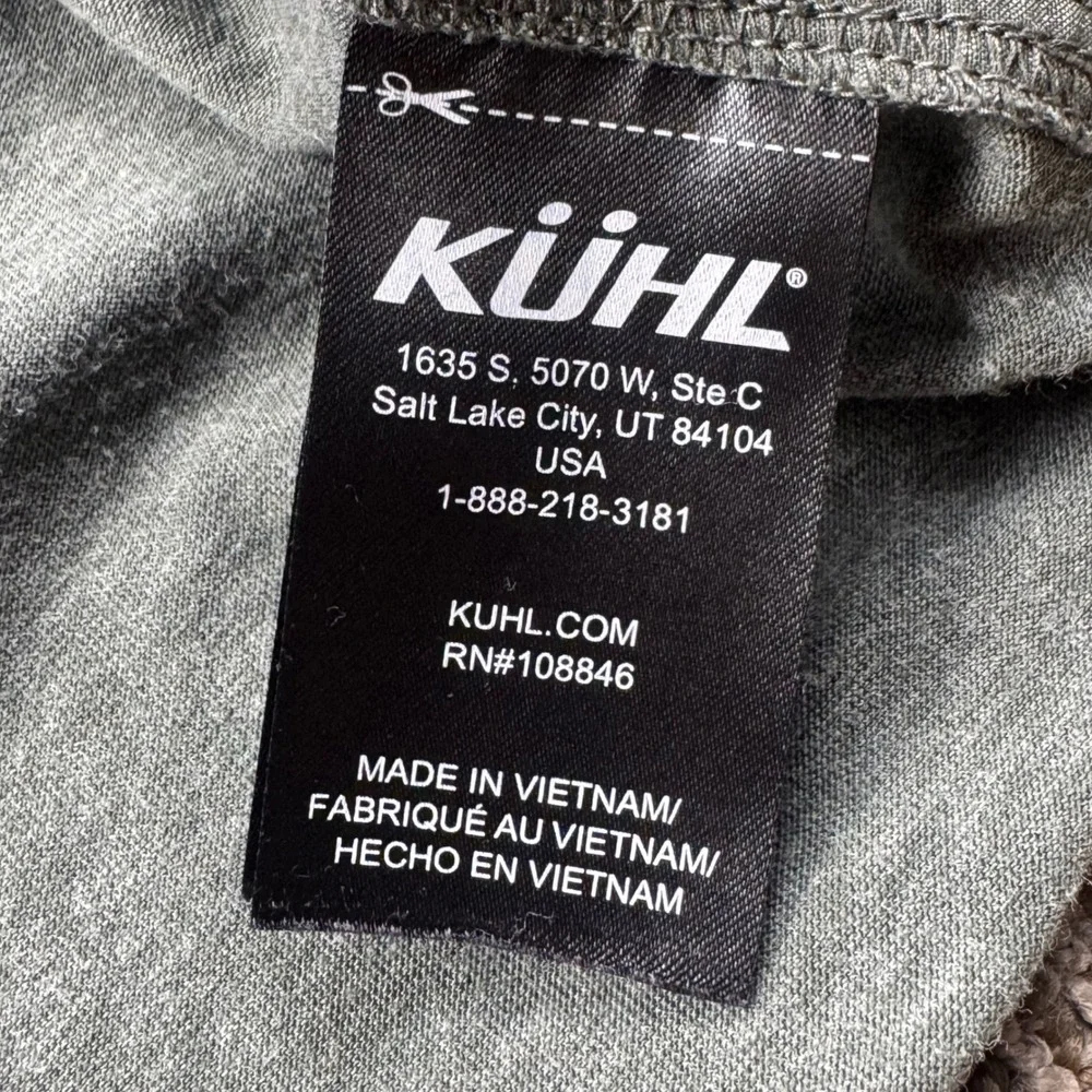 Kuhl Mens S Airspeed Long Sleeve Shirt Vented Lightweight Button Up Green